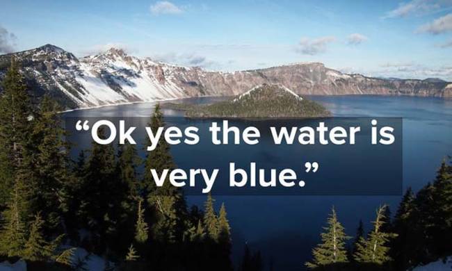 Crater Lake National Park.