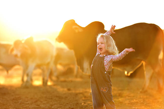 Maybe they recognized a similar spirit in the little farm girl.