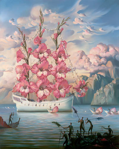 <i>Arrival of the Flower Ship</i>