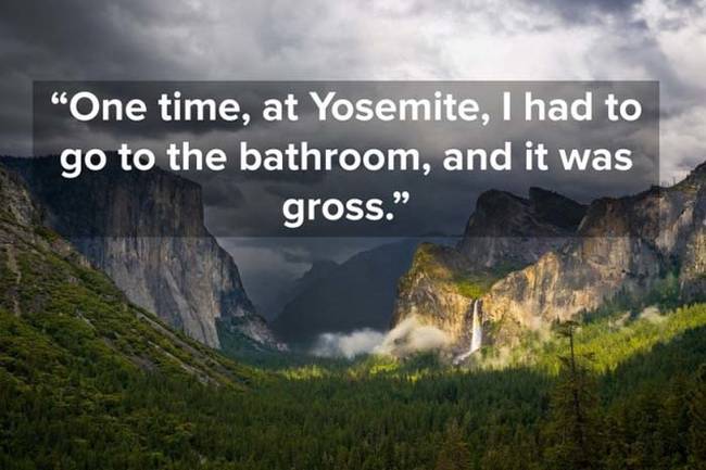 11.) Yosemite National Park.