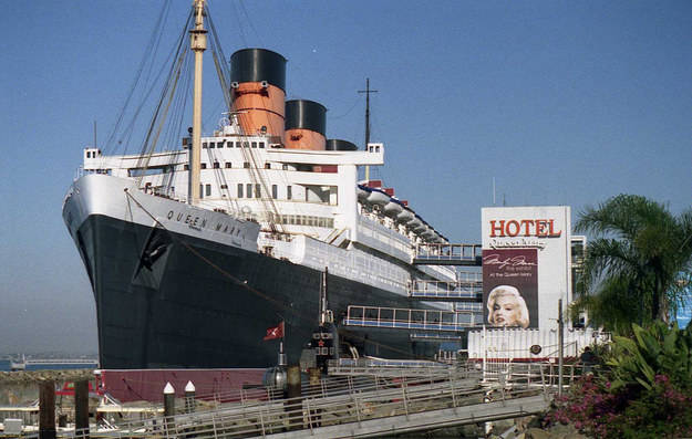 6.) The Queen Mary Hotel in Long Beach, California