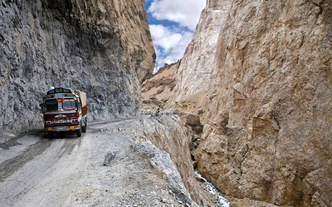 The Himalayan Roads.