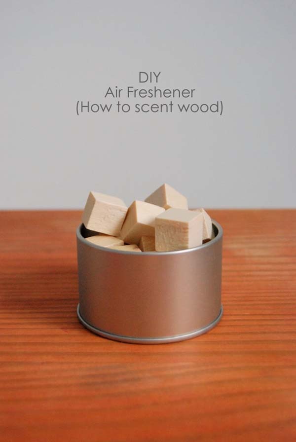 2.) Scented Wood Blocks