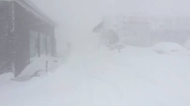 As you can see here, the visibility in this storm is almost nil, making driving, or even walking around Buffalo a risky endeavor. This is a seriously massive storm, and one that echoes some of the blizzards from America's past.