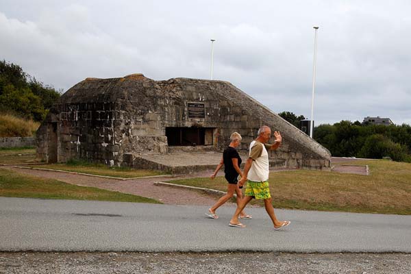 Now, that bunker is a historical site that can be visited near Saint Laurent sur Mer, France.