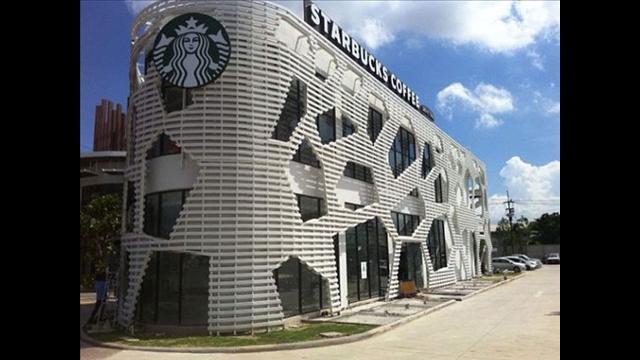 10.) Starbucks Porto Chino in Bangkok, Thailand.