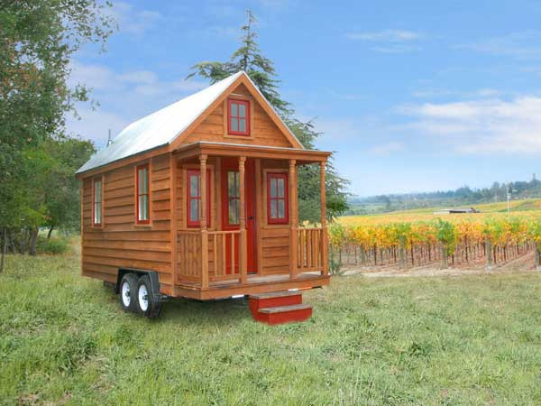 The company at the front of the tiny house movement is the Tumbleweed Tiny House Company. Here is one of their pre-made units.