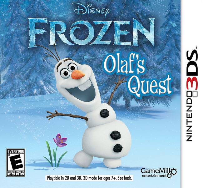 9.) There is a Frozen video game for the Nintendo 3DS.