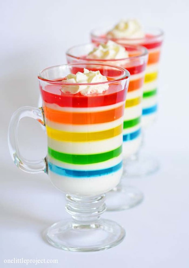 Rainbow Layer Jell-O