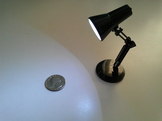 1. Need a desk lamp for ants? Here you go.