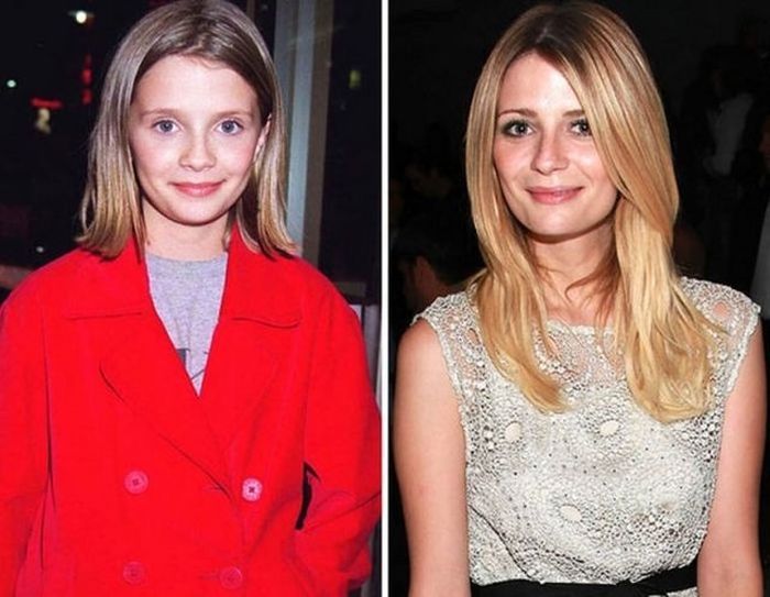 24.) Mischa Barton - 1997 and now.