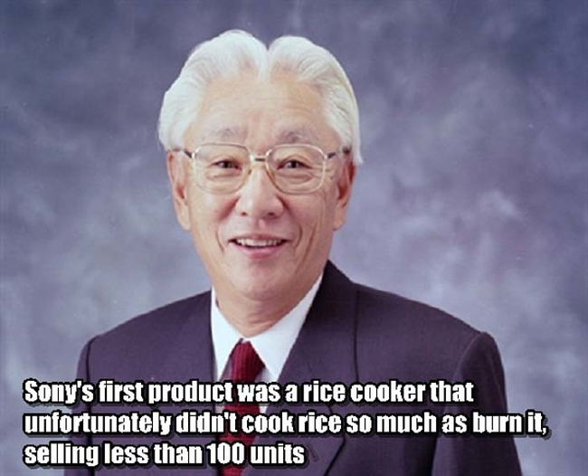 2.) Akio Morita – President of Sony