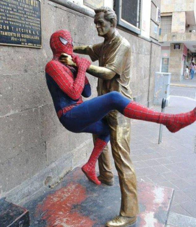 4.) Poor Spidey never stood a chance.