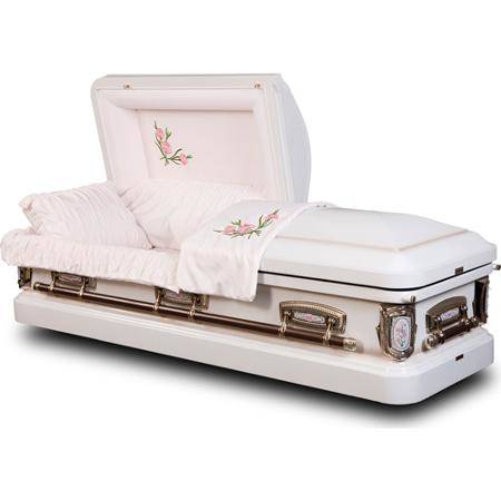 "Floral Elegance" Casket, $1554.17.