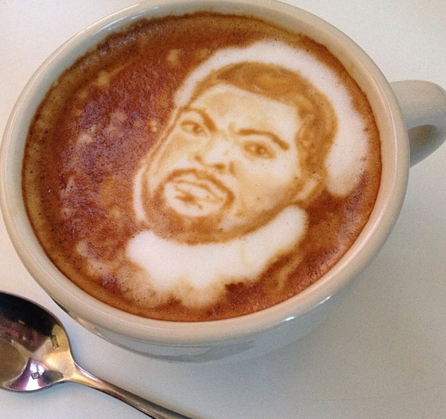 "My coffee was hot so I added an Ice Cube."--Michael Breach