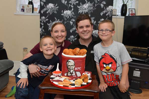 So much so, his wife baked him a bucket of chicken for his birthday.