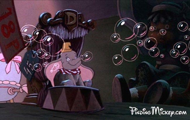 12.) Dumbo shows up as a bubble toy in The Great Mouse Detective.