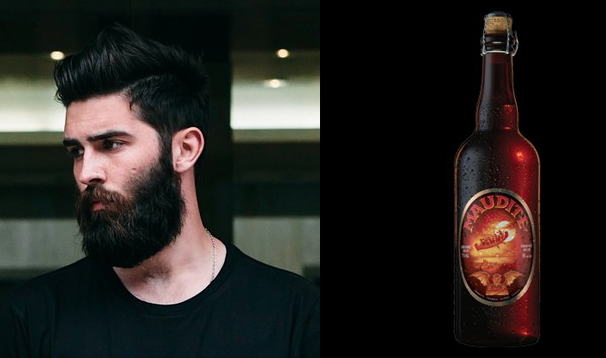 The Unibroue Maudite is a powerful beer for a powerful man.  It's a little strong but has a clean finish... just like the man who rocks a beard with a lot of heft in the front and a tidy neck.