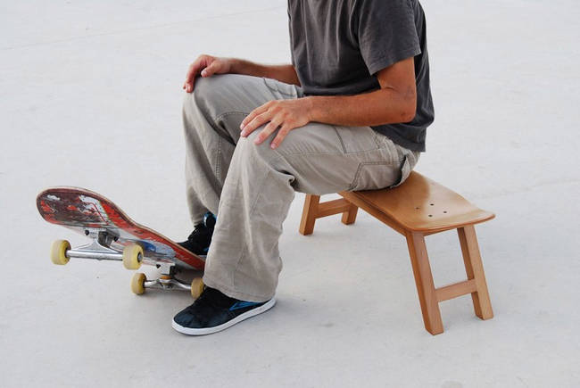 6.) Skate Chair.