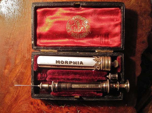 14.) Victorian morphine set.