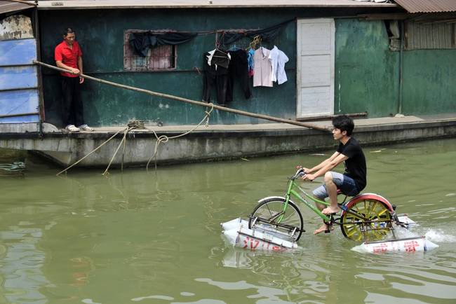 Floating Bicycle