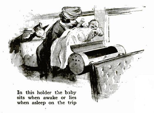 1917: Baby Holder. This invention was inspired by late night train rides where passengers were frequently plagued by crying babies. The inventor, however, didn't quite follow instructions and it did little to muffle the sound.