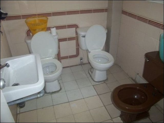 REAL CLOSE FRIENDS. And if you have gastrointestinal distress, you know which toilet to use.