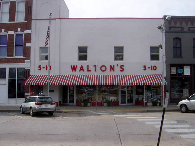 Wal-Mart was once a mom-and-pop store.