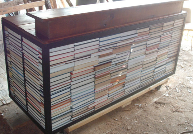 14.) A reception desk a book lover NEEDS to have.