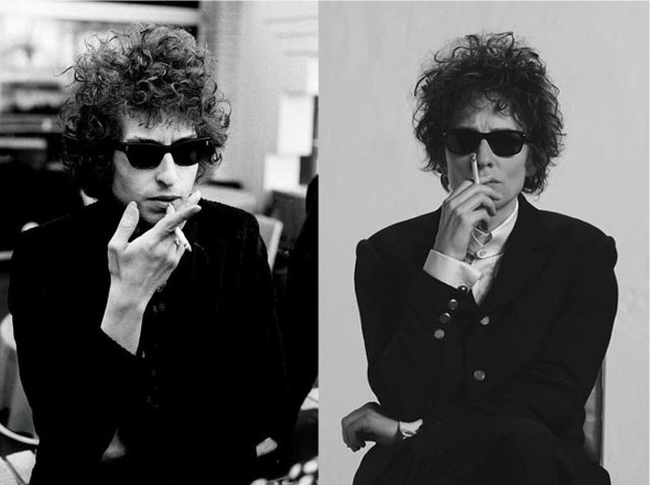 Cate Blanchett as Bob Dylan in <em>I'm Not There</em>