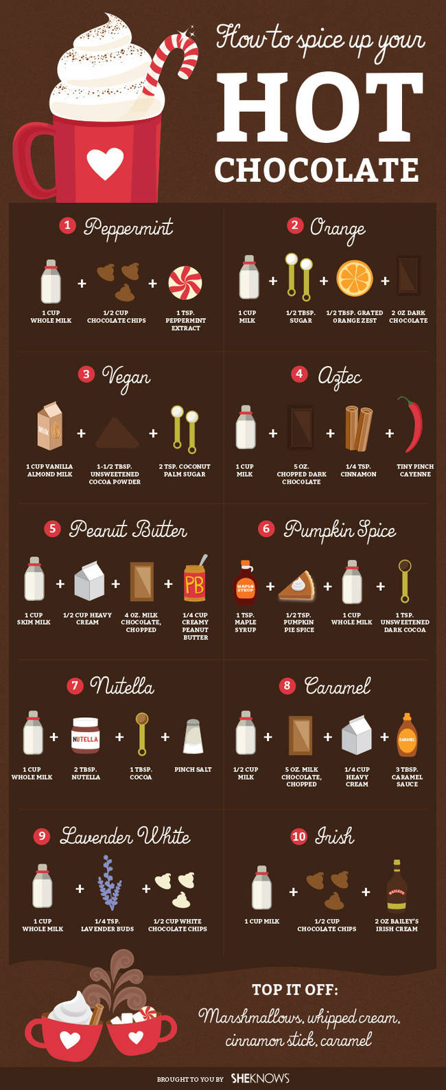 And even more simple ways to spruce up your cocoa!