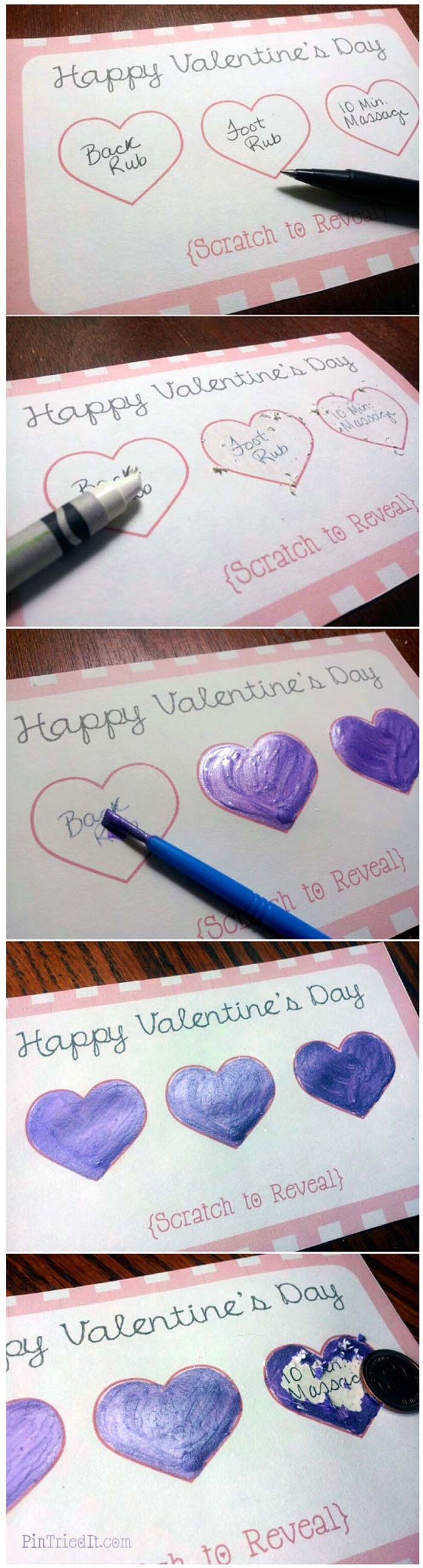 Romantic Scratch-Off Cards