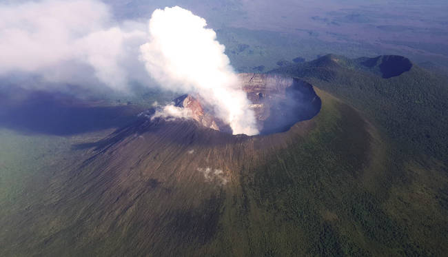 Mt. Nyiragongo, Congo.