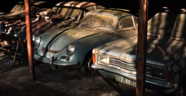 In the late 70s, Ballion had a turn of fortune and lost most of his money. He sold off a large part of his collection, and these 60 vehicles became "lost." Almost no one knew they still existed.