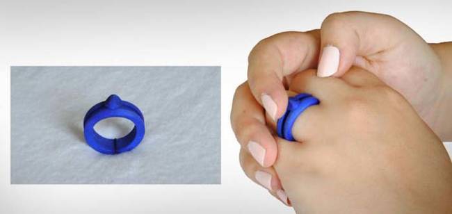 You can even get these rings in a different colors.