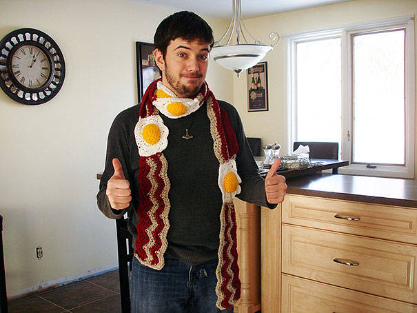 Bacon And Eggs Scarf