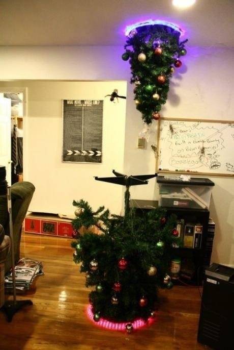 This is what happens when dad forgets to close the inter-dimensional portal in the living room before he sets up the tree.