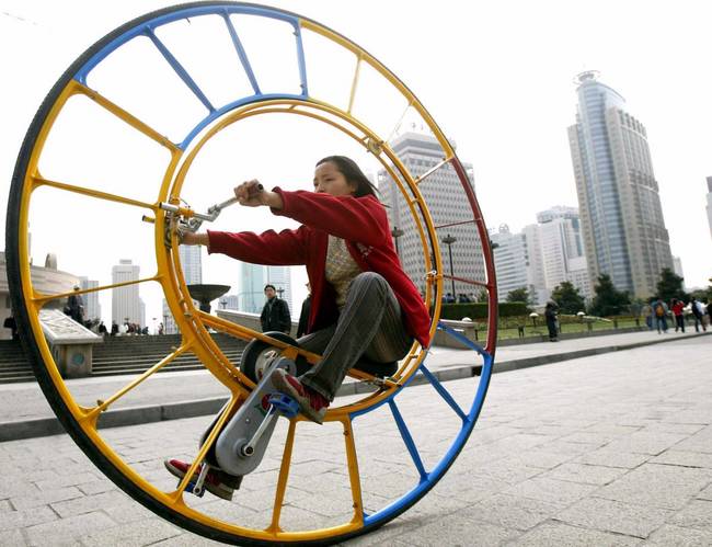 Unusual Unicycle