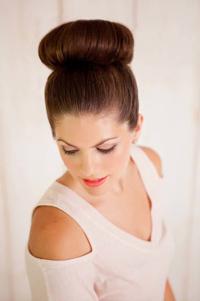 6.) High Bun