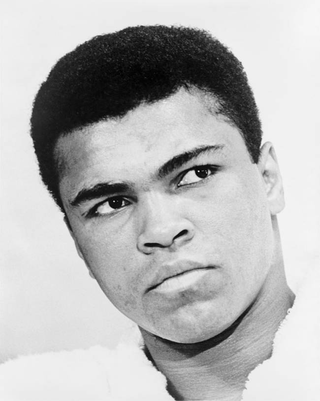 3.) Muhammad Ali.