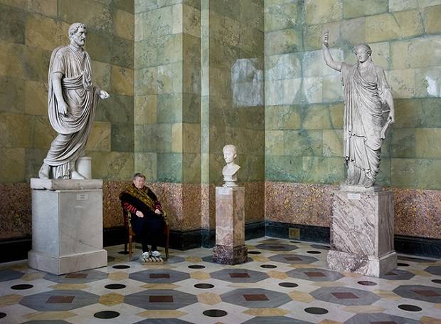 Statues of Antonius Pius, Youth and Caryatid, Hermitage Museum