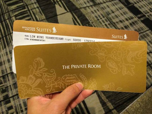 As a bonus to spending a fortune on a plane ticket, you are treated the experience of a lifetime. Starting with the access to "The Private Room" at the Singapore airport.