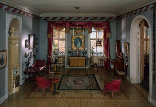 German Sitting Room of the "Biedermeier" Period, 1815-50