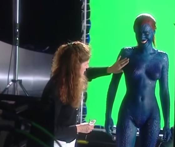 Rebecca Romijn as Mystique in <i>X-Men</i> (2000)