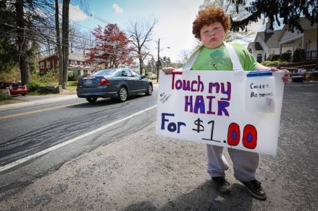 Buddy, I want to BE your hair.