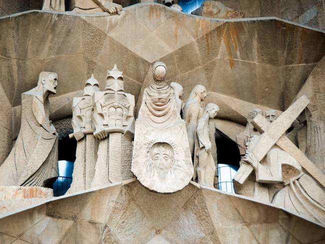 Here's another example of one of the scenes depicted in the sculptures of the Sagrada Familia.