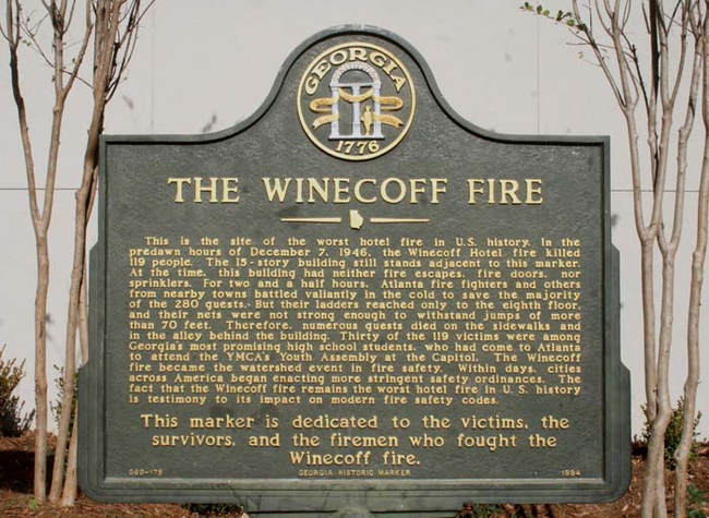 3.) The Winecoff Hotel.