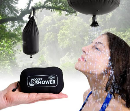 21.) Pocket Shower.