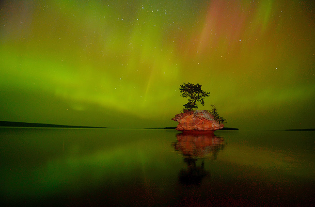 This northern light-show.