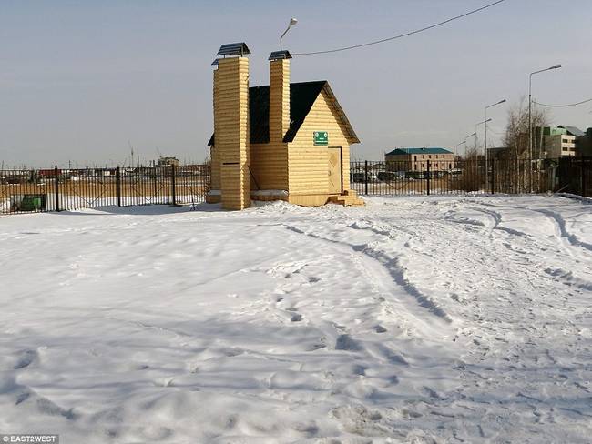 Underneath this hut is one of the few chances humans have of surviving a doomsday situation.